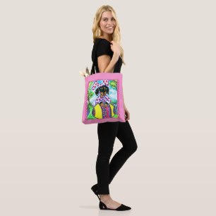 Bolsa Tote Cachorro Salsicha de Páscoa