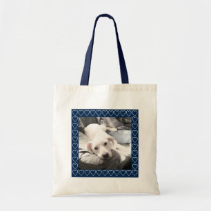 Bolsa Tote Cachorro Super Bonito Com Corações Adicionar Ini