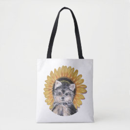 Bolsa Tote Cachorro Yorkshire Terrier Fofo