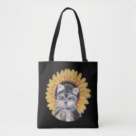Bolsa Tote Cachorro Yorkshire Terrier Fofo