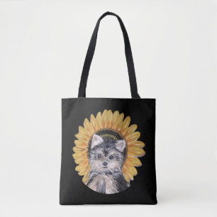 Bolsa Tote Cachorro Yorkshire Terrier Fofo