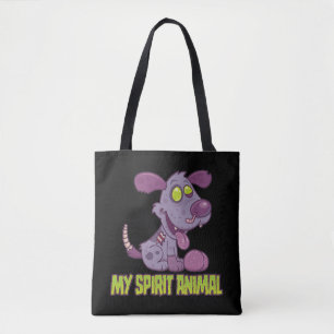 Bolsa Tote Cachorro Zumbi é Meu Animal Espiritual