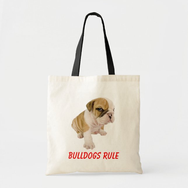 Bolsa Tote Cachorros Ingleses Regra Cachorro Cachorro Amor Sa (Frente)