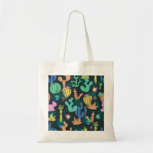 Bolsa Tote Cacto desenhado à mão: Scandinavo sem soldadura.