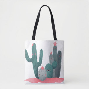 Bolsa Tote cacto fofo