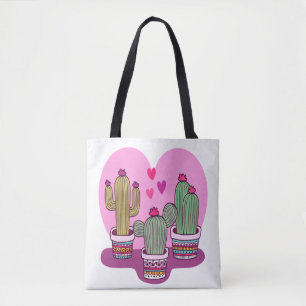 Bolsa Tote cacto fofo