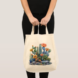 Bolsa Tote Cactos e suculentos sangrentos