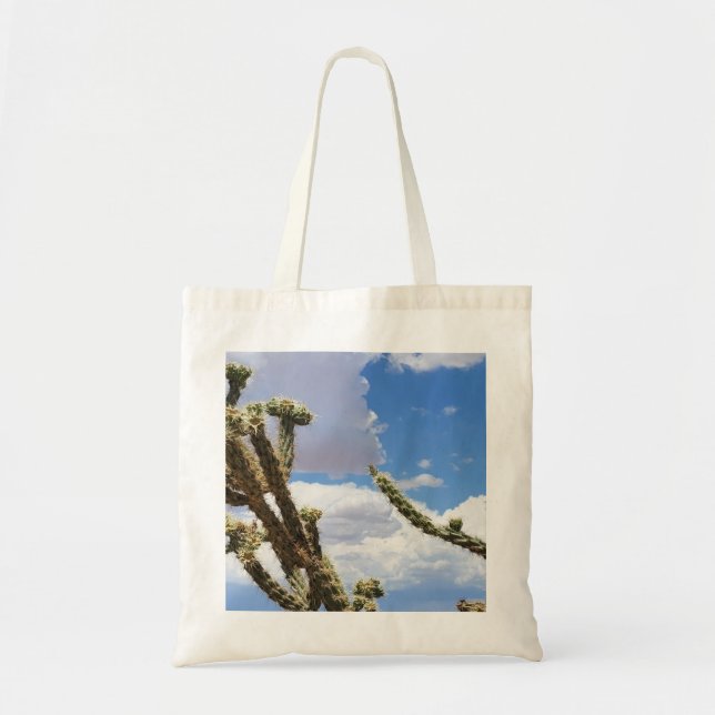 Bolsa Tote Cactus Blue Sky (Frente)