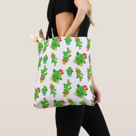 Bolsa Tote Cactus Bonito, Cactus Verde, Padrão De Cactus
