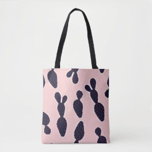 Bolsa Tote Cactus Cuteness: Padrões Doces De Pastel