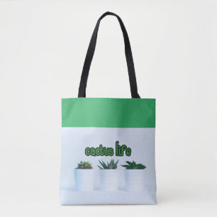 Bolsa Tote Cactus Life Potou Suculentos