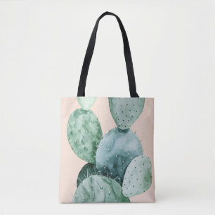 Bolsa Tote Cactus no Coral
