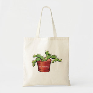 Bolsa Tote Cactus num Pote