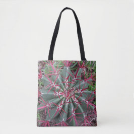 Bolsa Tote Cactus Photo Red Thorn Plant Southwest