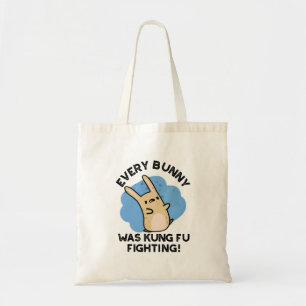 Bolsa Tote Cada Coelhinha Era Kung Fu Lutando Engraçado Coelh