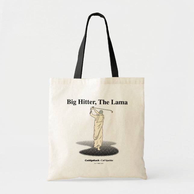 Bolsa Tote Caddyshack | Big Hitter, Lama (Frente)