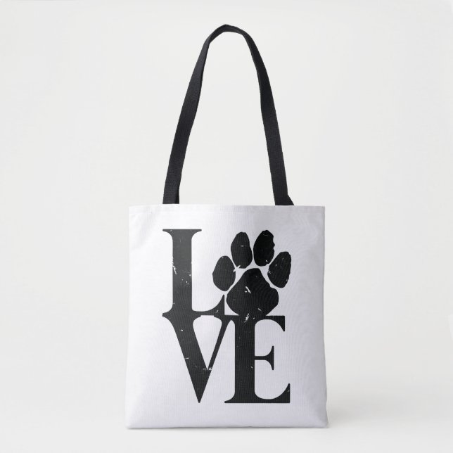 Bolsa Tote Cães Adoram Cães (Frente)
