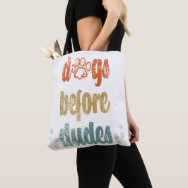 Bolsa Tote Cães antes dos homens | Os melhores presentes para