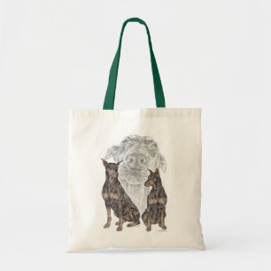 Bolsa Tote Cães Black Doberman