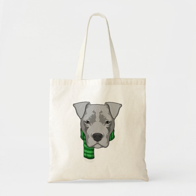 Bolsa Tote Cães com Scarf (Frente)