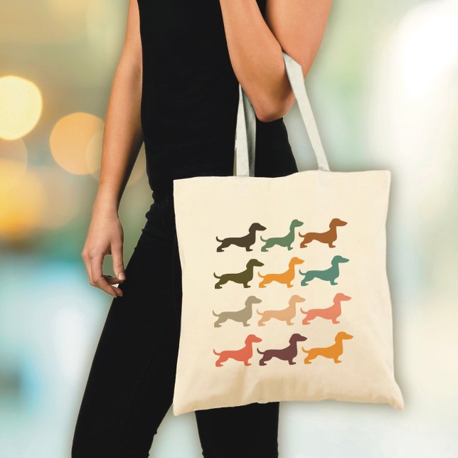 Bolsa Tote Cães Dachshund (Criador carregado)
