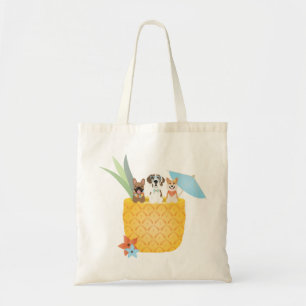 Bolsa Tote Cães de Abacaxi Pina Colada