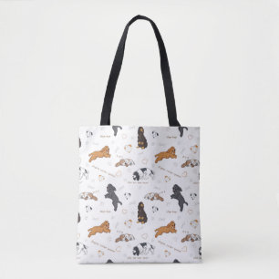 Bolsa Tote Cães Espanhóis Cujos padrões são