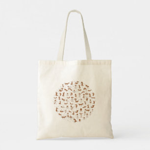 Bolsa Tote Cães fazendo yoga Tote bag