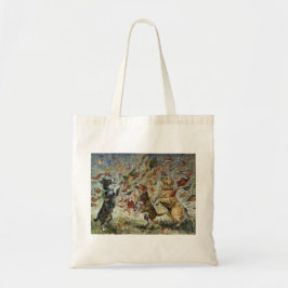 Bolsa Tote Cães Golden Retriever com Cauda de Outono Capricho