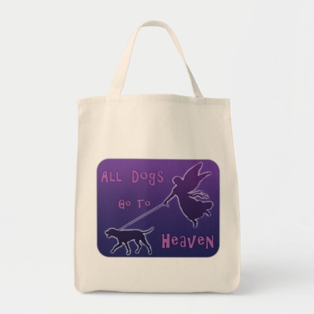 Bolsa Tote Cães Vão Para O Céu (Frente)