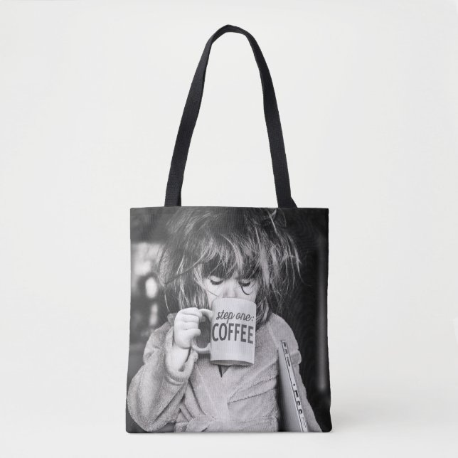 Bolsa Tote Café Bebendo (Frente)
