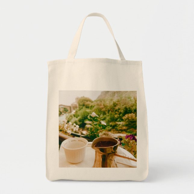 Bolsa Tote Café bósnio em Mostar (Frente)
