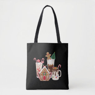 Bolsa Tote Café Café Café Café Café Presente Xmas