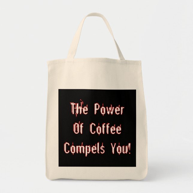 Bolsa Tote Café Compele Você Branca (Frente)