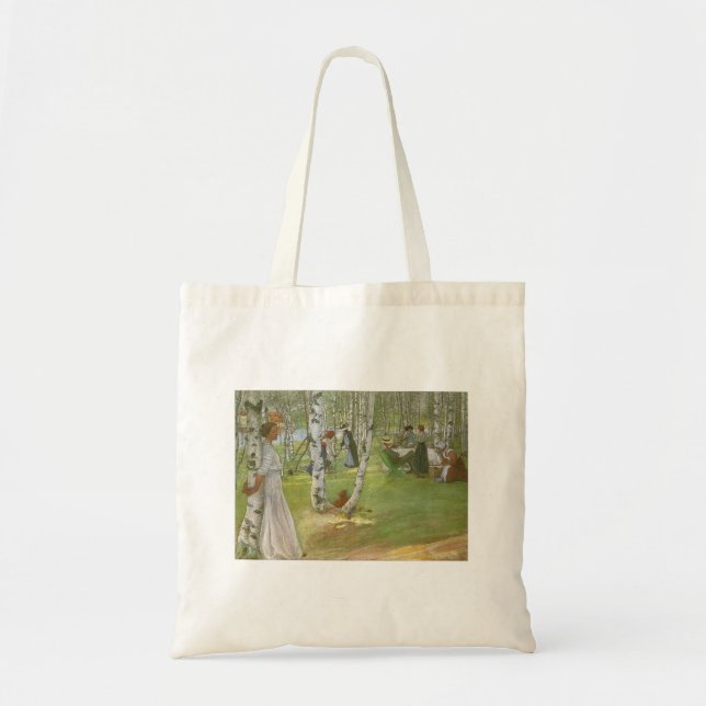 Bolsa Tote Café da manhã no Open de Carl Larsson (Frente)