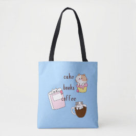 Bolsa Tote Café De Livros De Bolo