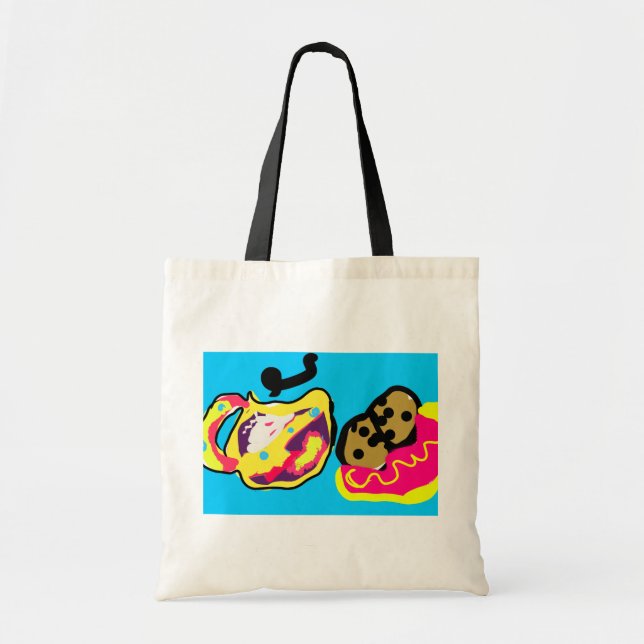 Bolsa Tote Café e biscoito (Frente)