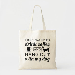 Bolsa Tote Café E Cão
