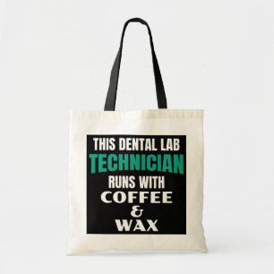 Bolsa Tote Café E Cera De Um Técnico De Laboratório Dental En