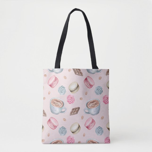 Bolsa Tote Café e Doçes  (Frente)