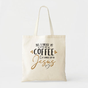 Bolsa Tote Café E Muitos Jesus Amam Café Christi