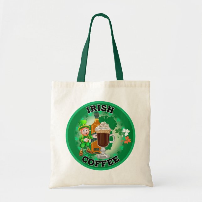 Bolsa Tote Café Irlandês - Um Elixir. (Frente)