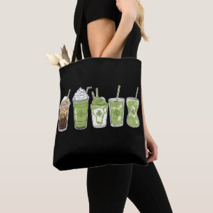 Bolsa Tote Café Latte Verde Fofo Irlandês Dia de São Patrício