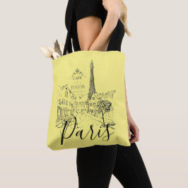 Bolsa Tote Cafe Paris