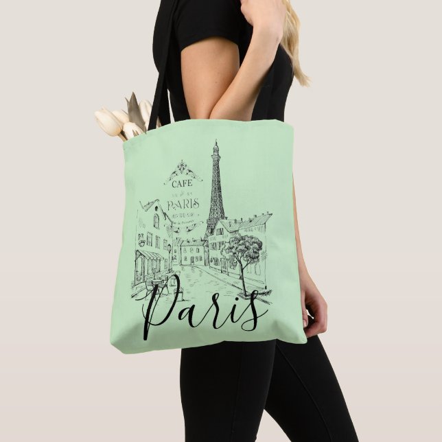Bolsa Tote Cafe Paris (Close Up)