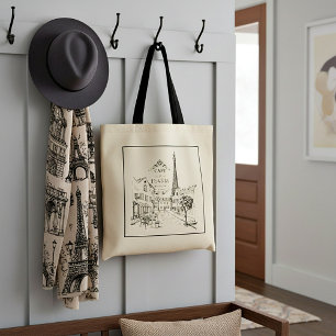 Bolsa Tote Cafe Paris Tote Bag