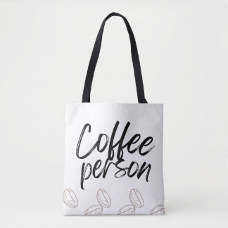 Bolsa Tote "Café Pessoa", saco de toques para amante de café