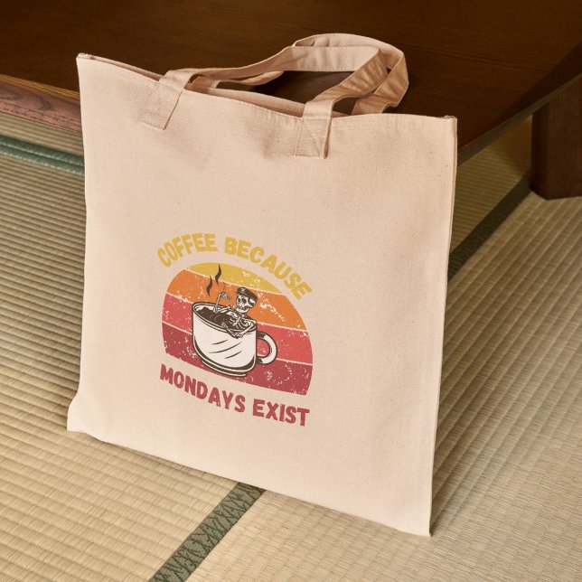 Bolsa Tote Café Porque Existem Meses - Semana Útil Relacionáv (Criador carregado)