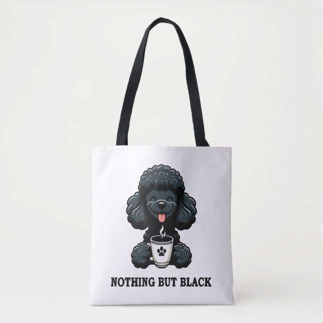 Bolsa Tote Café Preto, Café Preto (Frente)
