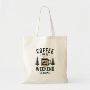 Bolsa Tote Café Primeiro Final de Semana Segundo Divertido Re